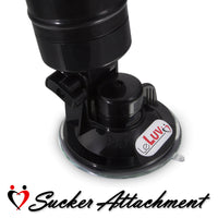 Male Masturbator Handheld Realistic Textured Inside in Totally Clear