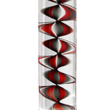 LeLuv Glass 8 Inch Helix Wand Ring Handle Dildo