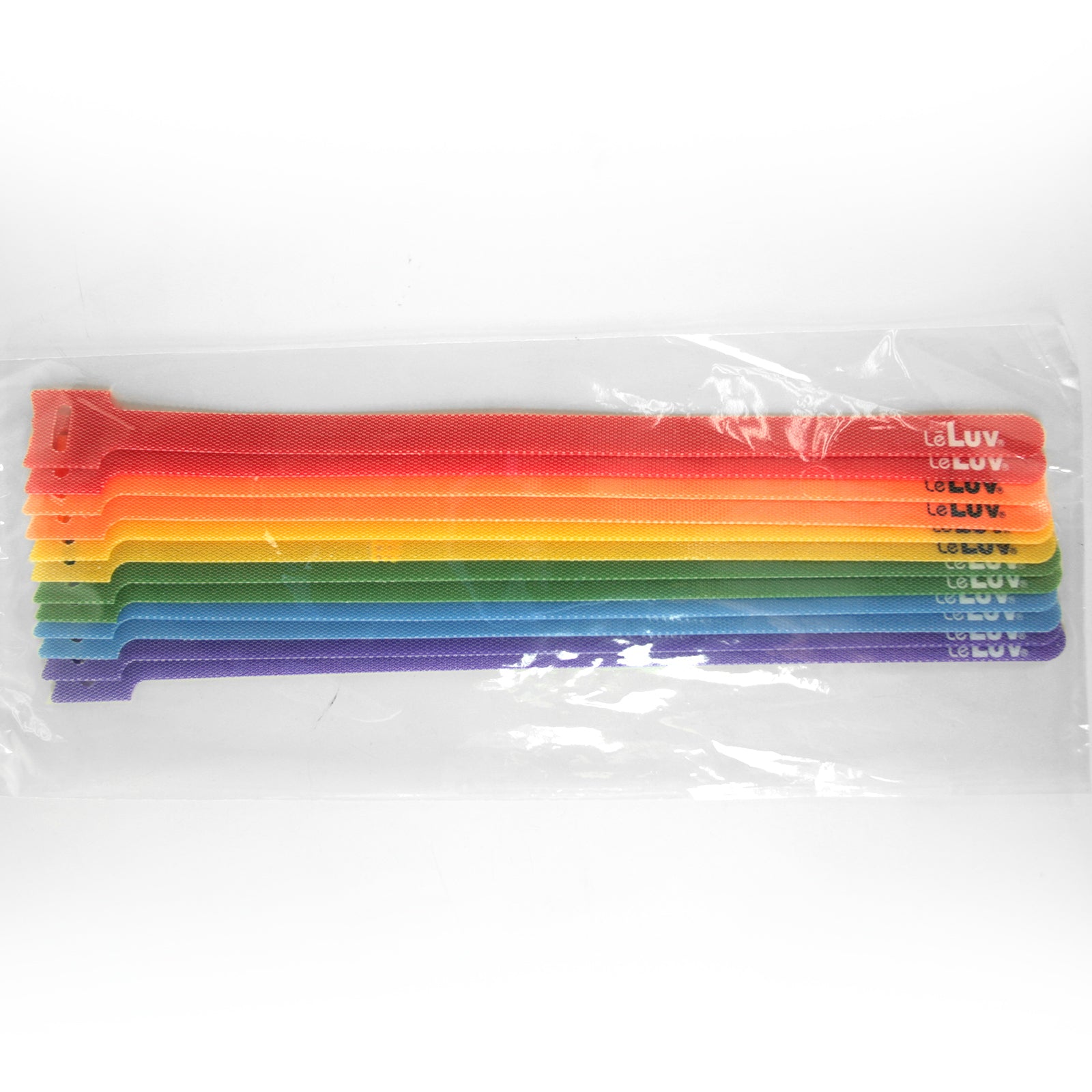 Cock Strap 12 Pack Constriction Safe, Light, Soft Polyester Hook and Loop