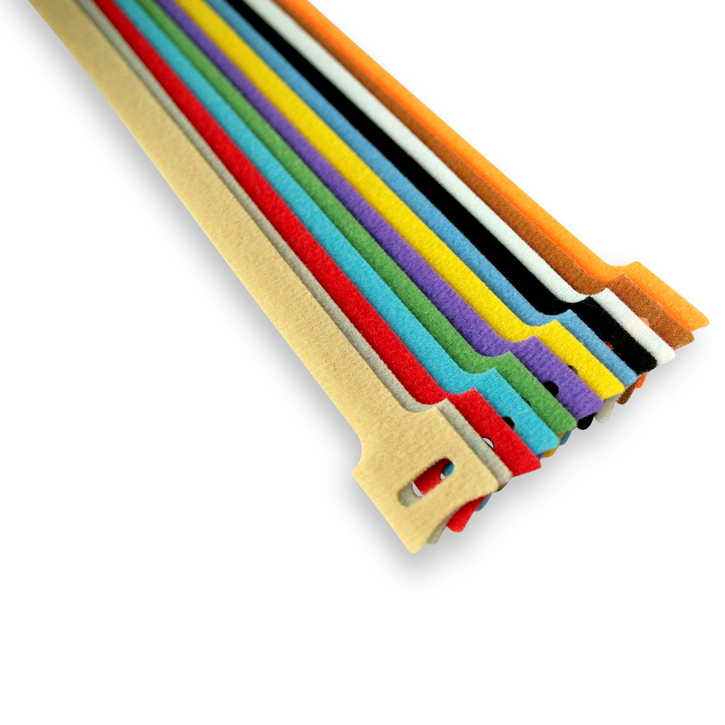 Cock Strap 12 Pack Constriction Safe, Light, Soft Polyester Hook and Loop