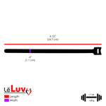 Cock Strap 12 Pack Constriction Safe, Light, Soft Polyester Hook and Loop