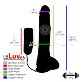 Realistic Dildo VIBRATING Suction Cup Thick Long