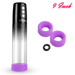 LeLuv® iPump® 3-Speed Battery-Powered Penis Pump with Donut Cock Ring & 3 Premium Sleeves