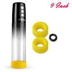 LeLuv® iPump® 3-Speed Battery-Powered Penis Pump with Donut Cock Ring & 3 Premium Sleeves