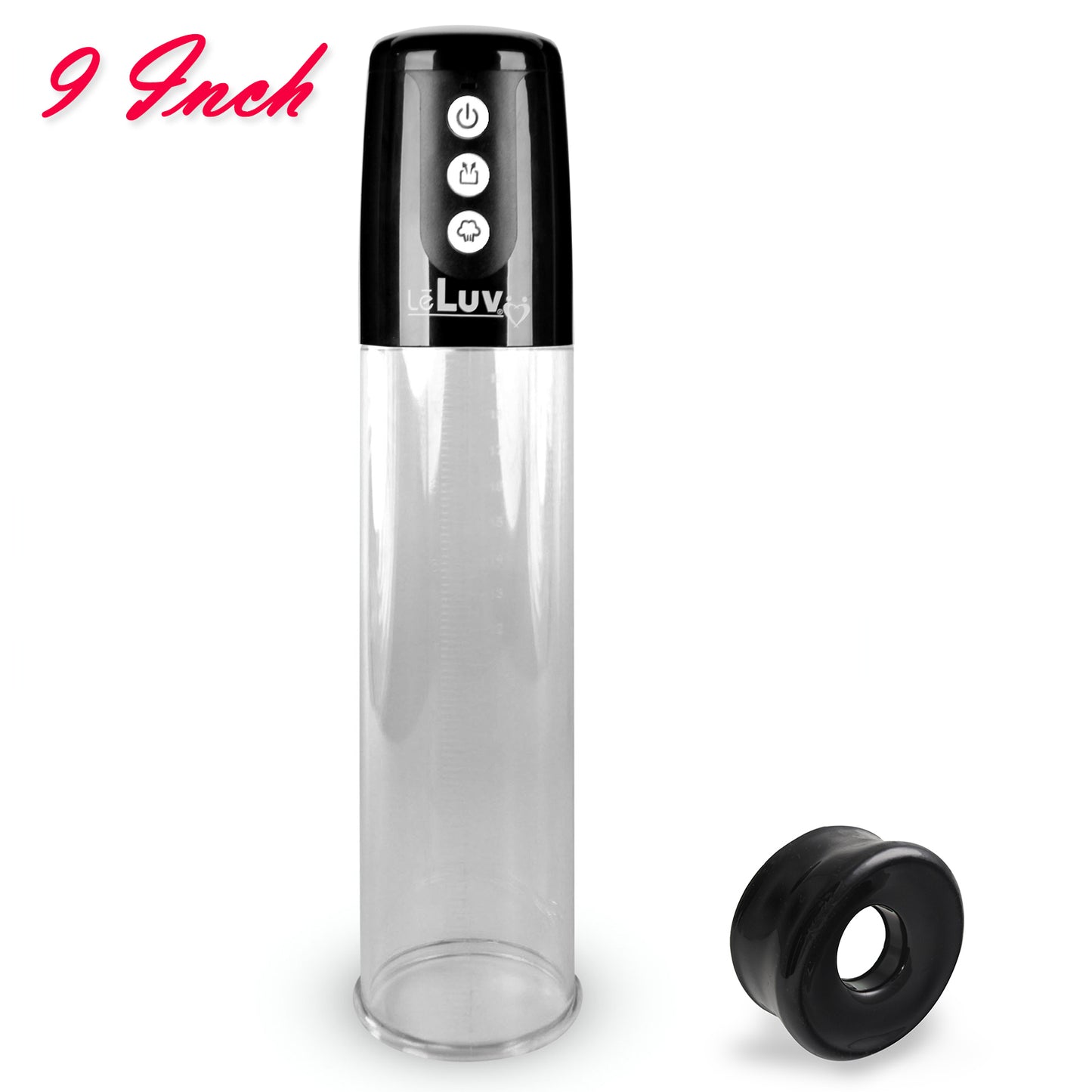 LeLuv® iPump® Battery-Powered 3-Speed Penis Pump with Sleeve | Wireless, Automatic, Tubeless