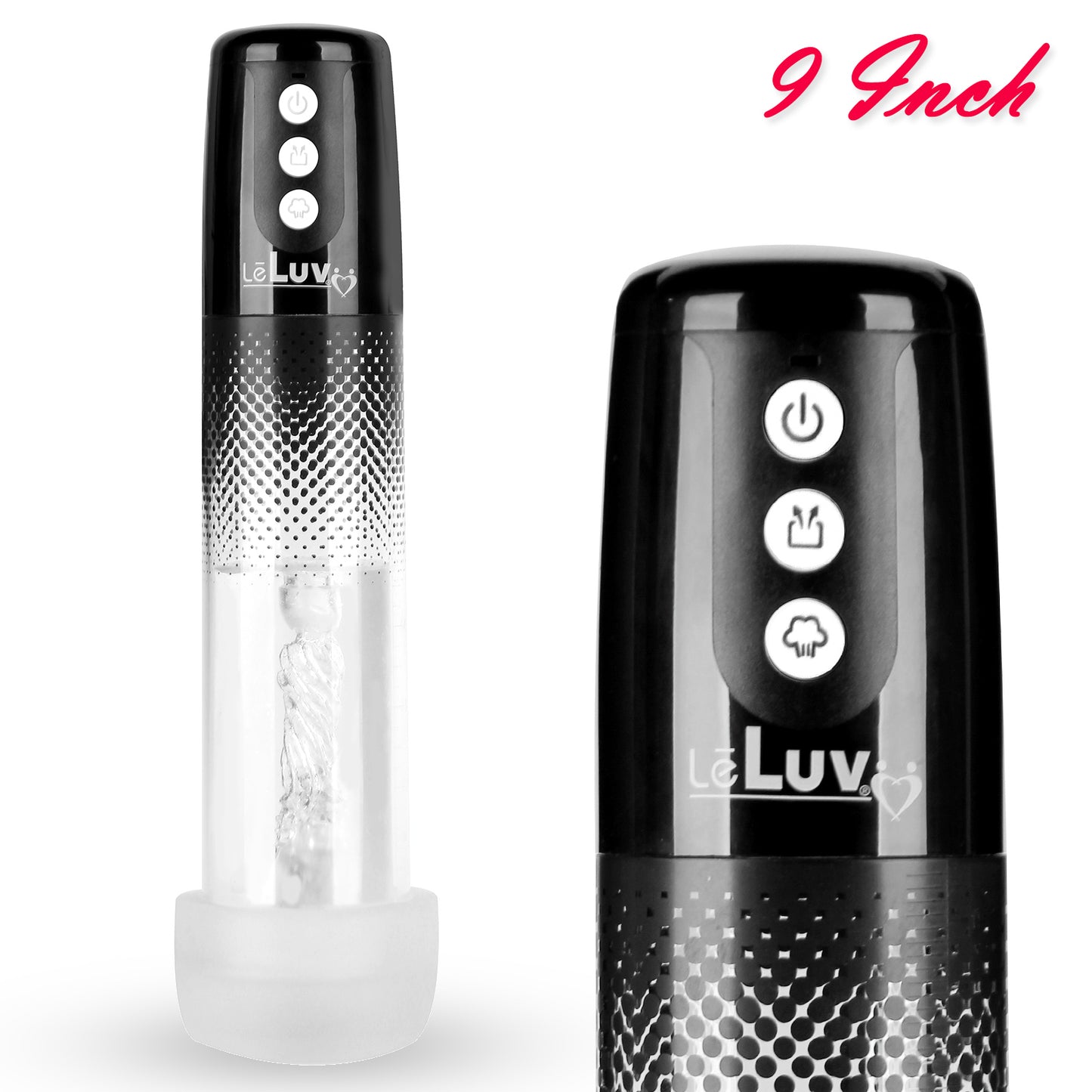 LeLuv® iPump® Battery-Powered 3-Speed Penis Pump with Sleeve | Wireless, Automatic, Tubeless