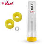LeLuv® iPump® 3-Speed Battery-Powered Penis Pump with Donut Cock Ring & 3 Premium Sleeves