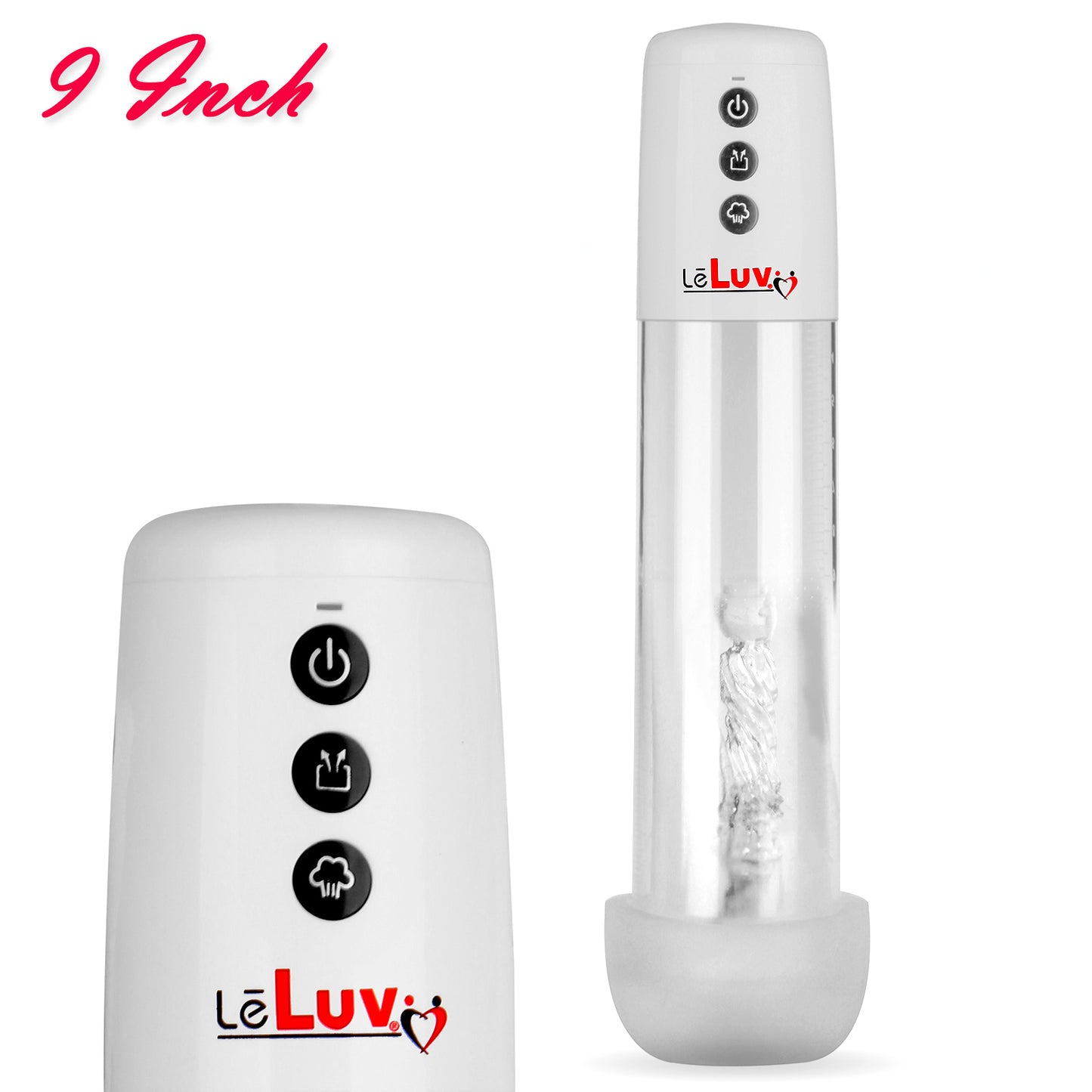 LeLuv® iPump® Battery-Powered 3-Speed Penis Pump with Sleeve | Wireless, Automatic, Tubeless