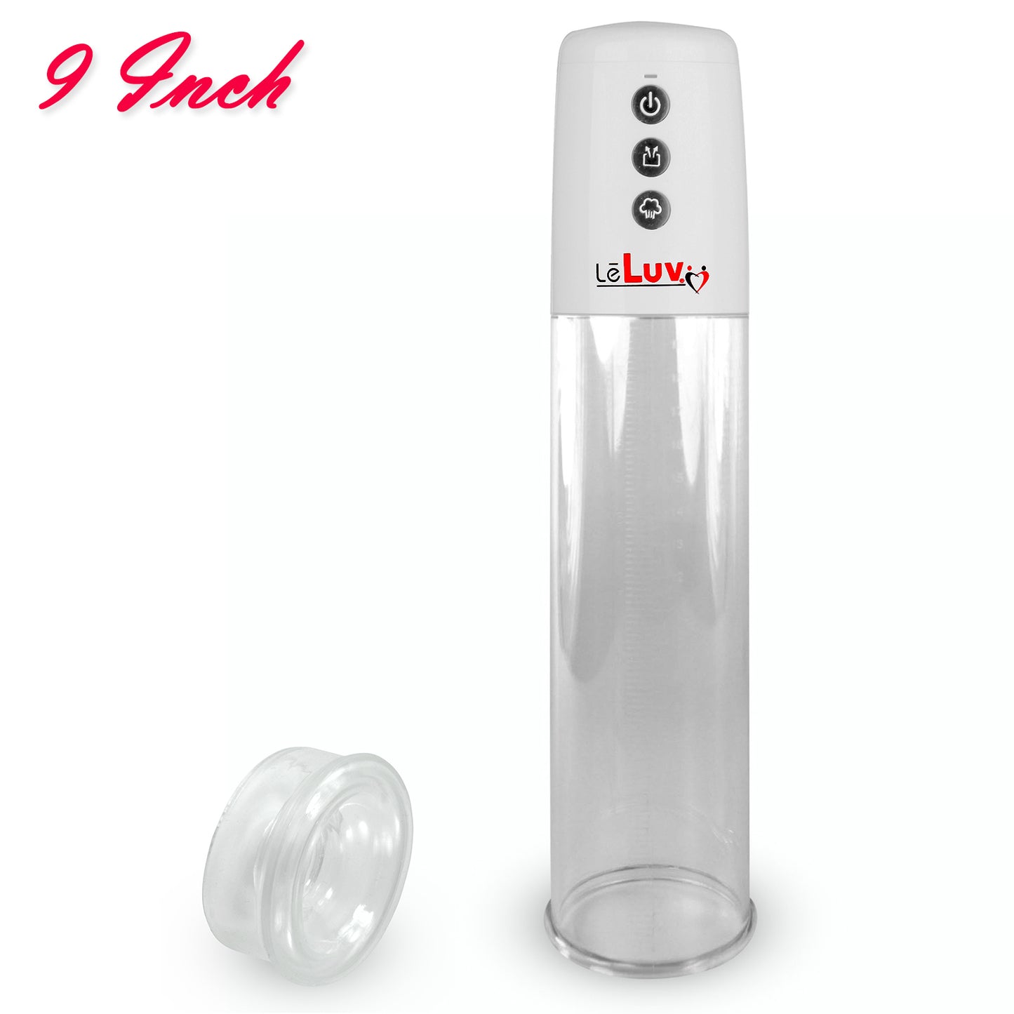 LeLuv® iPump® Battery-Powered 3-Speed Penis Pump with Sleeve | Wireless, Automatic, Tubeless