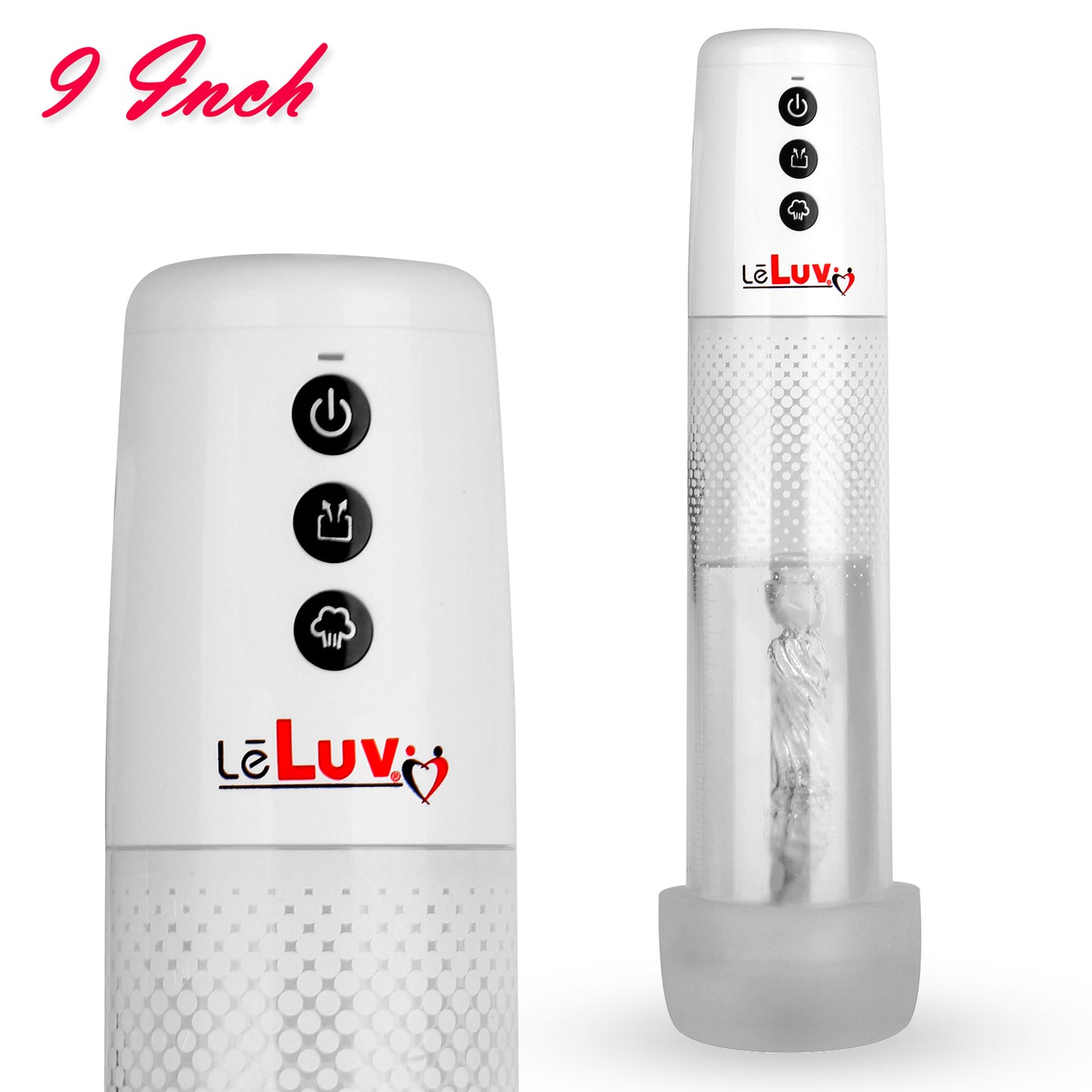 LeLuv® iPump® Battery-Powered 3-Speed Penis Pump with Sleeve | Wireless, Automatic, Tubeless