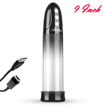 LeLuv® iPump® USB Rechargeable 3-Speed Penis Pump with TPR or Magic Sleeve™