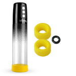 LeLuv® iPump® 3-Speed Battery-Powered Penis Pump with Donut Cock Ring & 3 Premium Sleeves