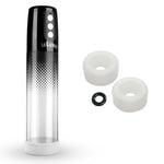 LeLuv® iPump® 3-Speed Battery-Powered Penis Pump with Donut Cock Ring & 3 Premium Sleeves