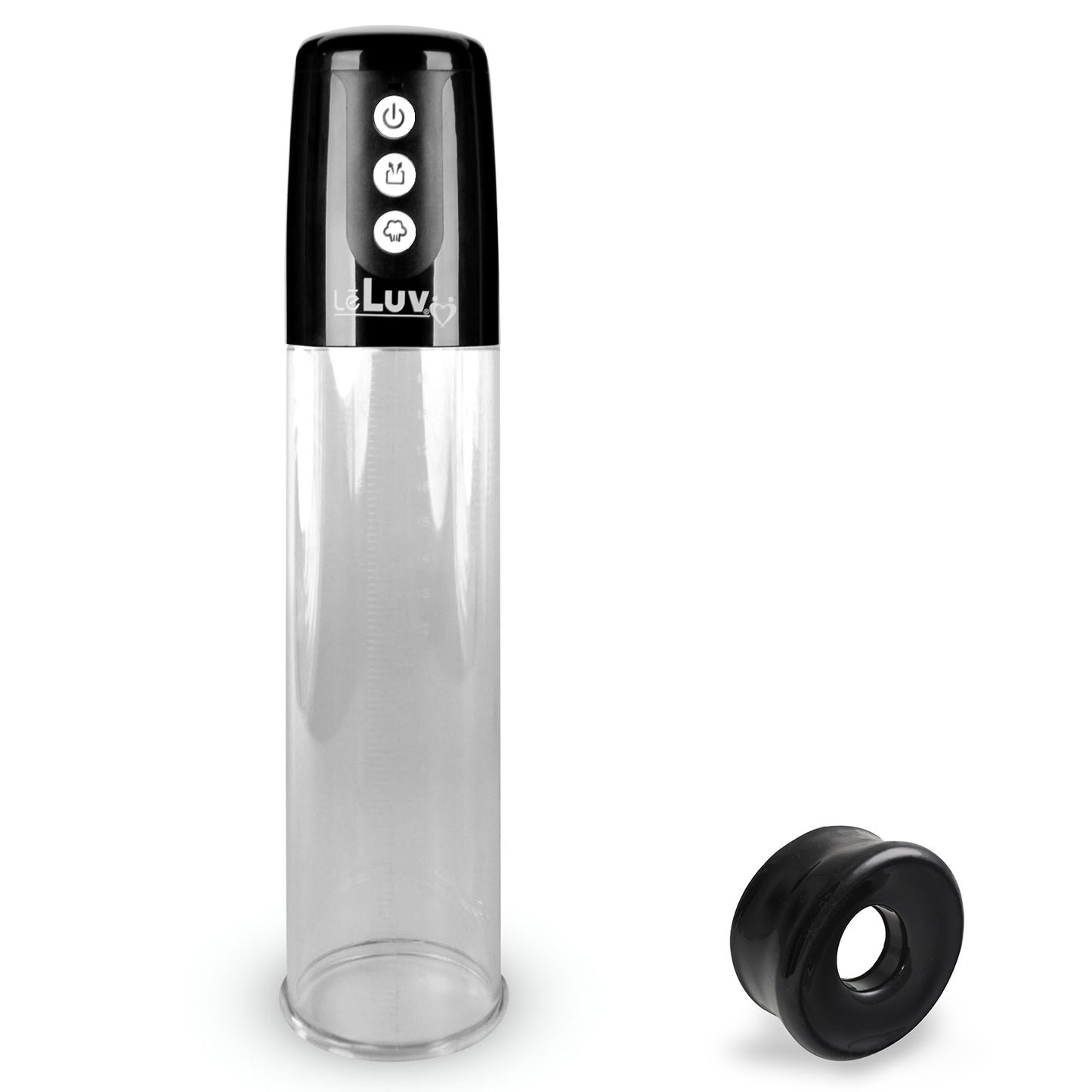 LeLuv® iPump® Battery-Powered 3-Speed Penis Pump with Sleeve | Wireless, Automatic, Tubeless