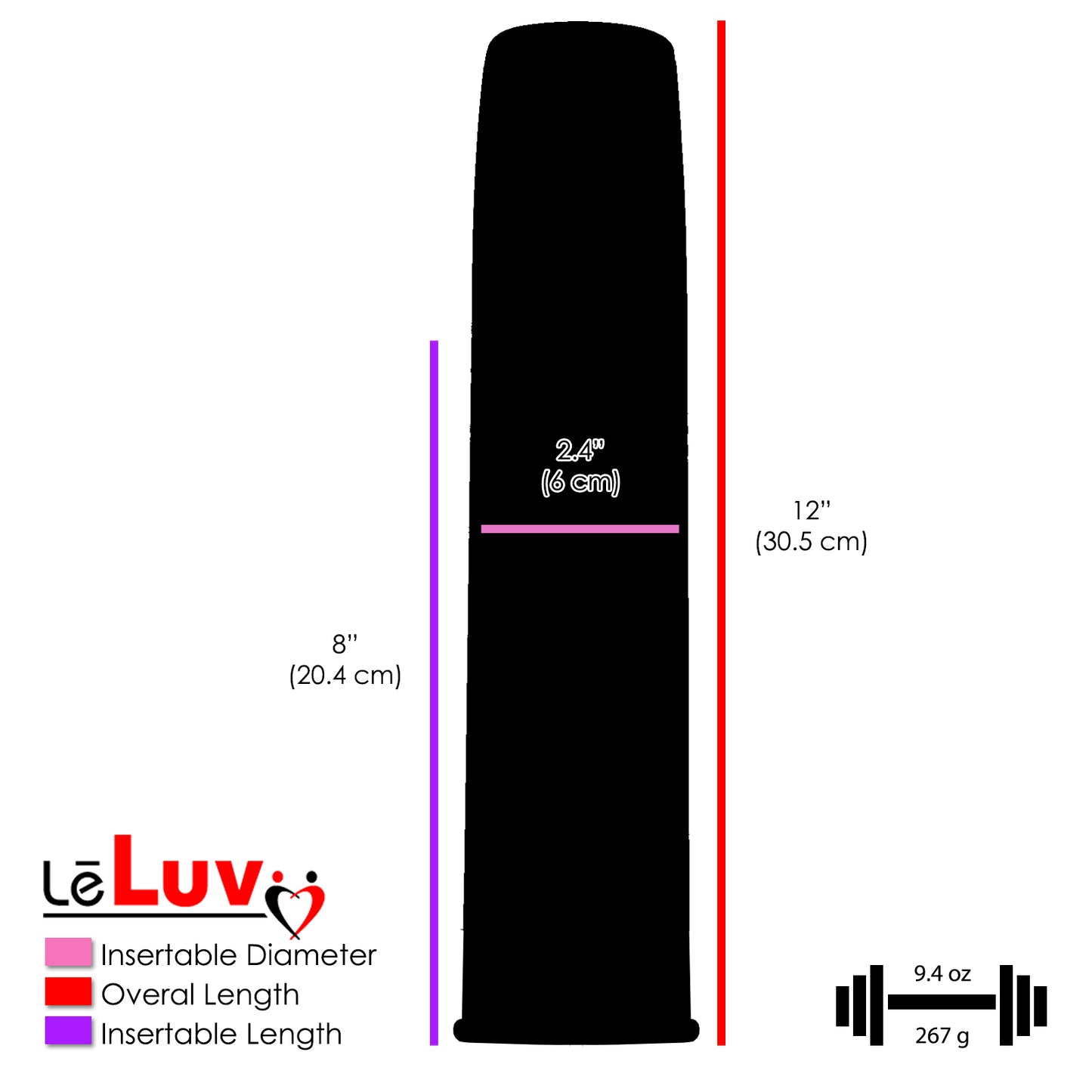 LeLuv® iPump® Battery-Powered 3-Speed Penis Pump with Sleeve | Wireless, Automatic, Tubeless