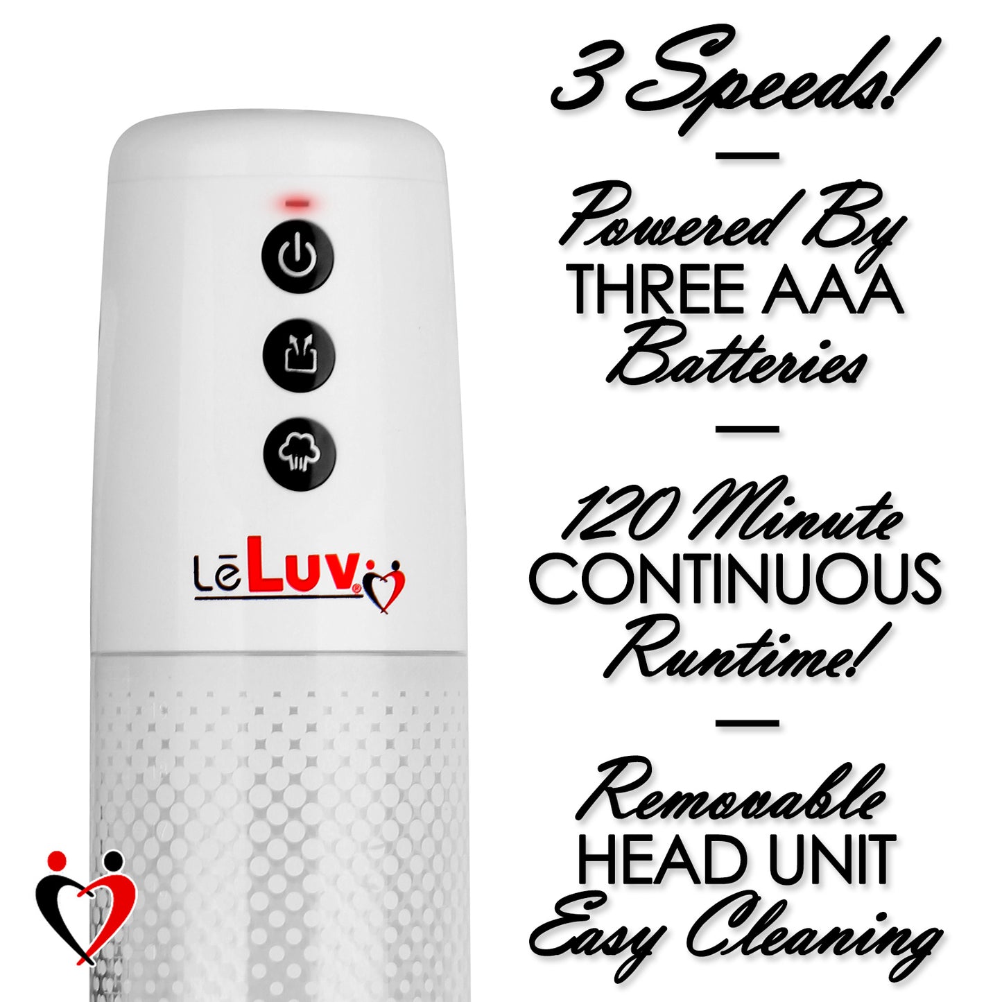 LeLuv® iPump® Battery-Powered 3-Speed Penis Pump with Sleeve | Wireless, Automatic, Tubeless
