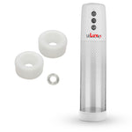 LeLuv® iPump® 3-Speed Battery-Powered Penis Pump with Donut Cock Ring & 3 Premium Sleeves