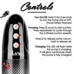 LeLuv® iPump® 3-Speed Rechargeable Penis Pump with Donut Cock Ring & 3 Premium Sleeves