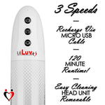 LeLuv® iPump® 3-Speed Rechargeable Penis Pump with Donut Cock Ring & 3 Premium Sleeves