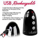 LeLuv® iPump® 3-Speed Rechargeable Penis Pump with Donut Cock Ring & 3 Premium Sleeves