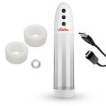 LeLuv® iPump® 3-Speed Rechargeable Penis Pump with Donut Cock Ring & 3 Premium Sleeves