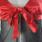Lingerie Sunset Seductress Sheer BowBabydoll + G String Set
