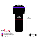 LeLuv Magic Sleeve Penis Pump Accessory 6.7 inch length Masturbator Insert for 1.5 to 2.5 Inch Diameter Pump Cylinders