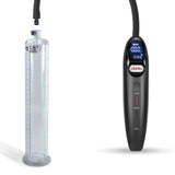 Magna LCD Smart Black Handheld Electric Penis Pump - 9" x 1.50" Acrylic Cylinder