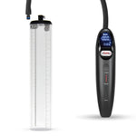 Magna Smart LCD Black Handheld Electric Penis Pump 2.1" Diameter x 12" Length Thick-Walled Penis Cylinder