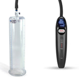 Magna LCD Smart Black Handheld Electric Penis Pump - 9" x 2.25" Acrylic Cylinder