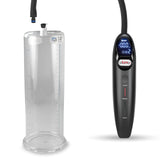 Magna LCD Smart Black Handheld Electric Penis Pump - 9" x 3.00" Acrylic Cylinder