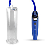 Magna LCD Smart Blue Handheld Electric Penis Pump - 9" x 2.75" Acrylic Cylinder