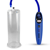 Magna LCD Smart Blue Handheld Electric Penis Pump - 9" x 3.00" Acrylic Cylinder