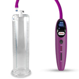 Magna LCD Smart Purple Handheld Electric Penis Pump - 9" x 2.50" Acrylic Cylinder