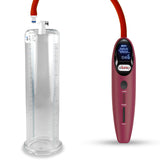 Magna LCD Smart Red Handheld Electric Penis Pump - 9" x 2.50" Acrylic Cylinder