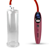 Magna LCD Smart Red Handheld Electric Penis Pump - 9" x 2.875" Acrylic Cylinder