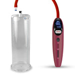 Magna LCD Smart Red Handheld Electric Penis Pump - 9" x 3.00" Acrylic Cylinder