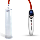 Magna LCD Smart White Handheld Electric Penis Pump - 9" x 2.00" Acrylic Cylinder
