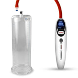 Magna LCD Smart White Handheld Electric Penis Pump - 9" x 3.00" Acrylic Cylinder