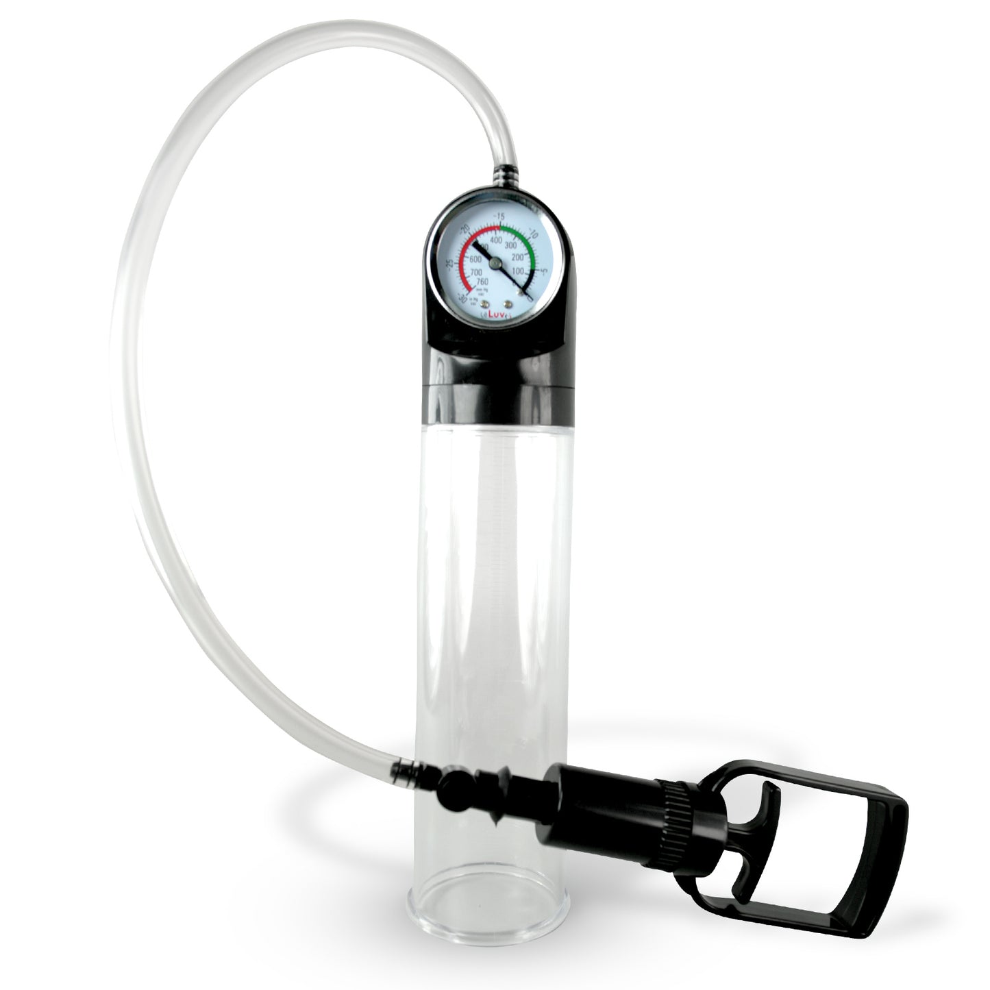 Penis Pump MASTER GAUGE T-Grip Handle 2.4 Inch Diameter