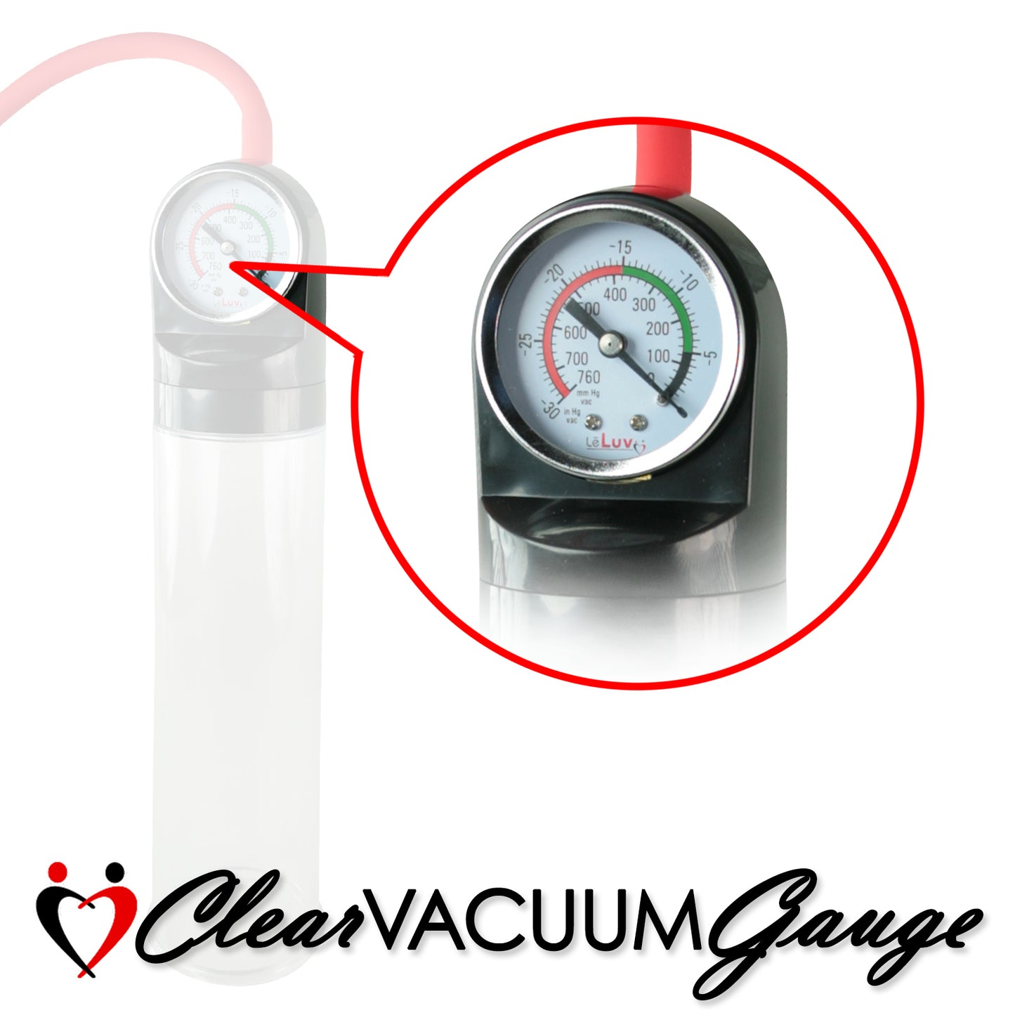 MASTER GAUGE Penis Pump Cylinder and Gauge Replacement