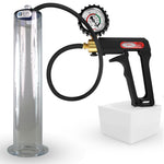 LeLuv Maxi Penis Pump | Black Handle, Silicone Hose, All Gauge Options | WIDE FLANGE Cylinder