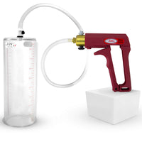 LeLuv Maxi Penis Pump with Clear Hose | Round Flange Cylinder