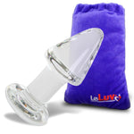 LeLuv Glass 4 Inch Long Classic Thick Butt Plug