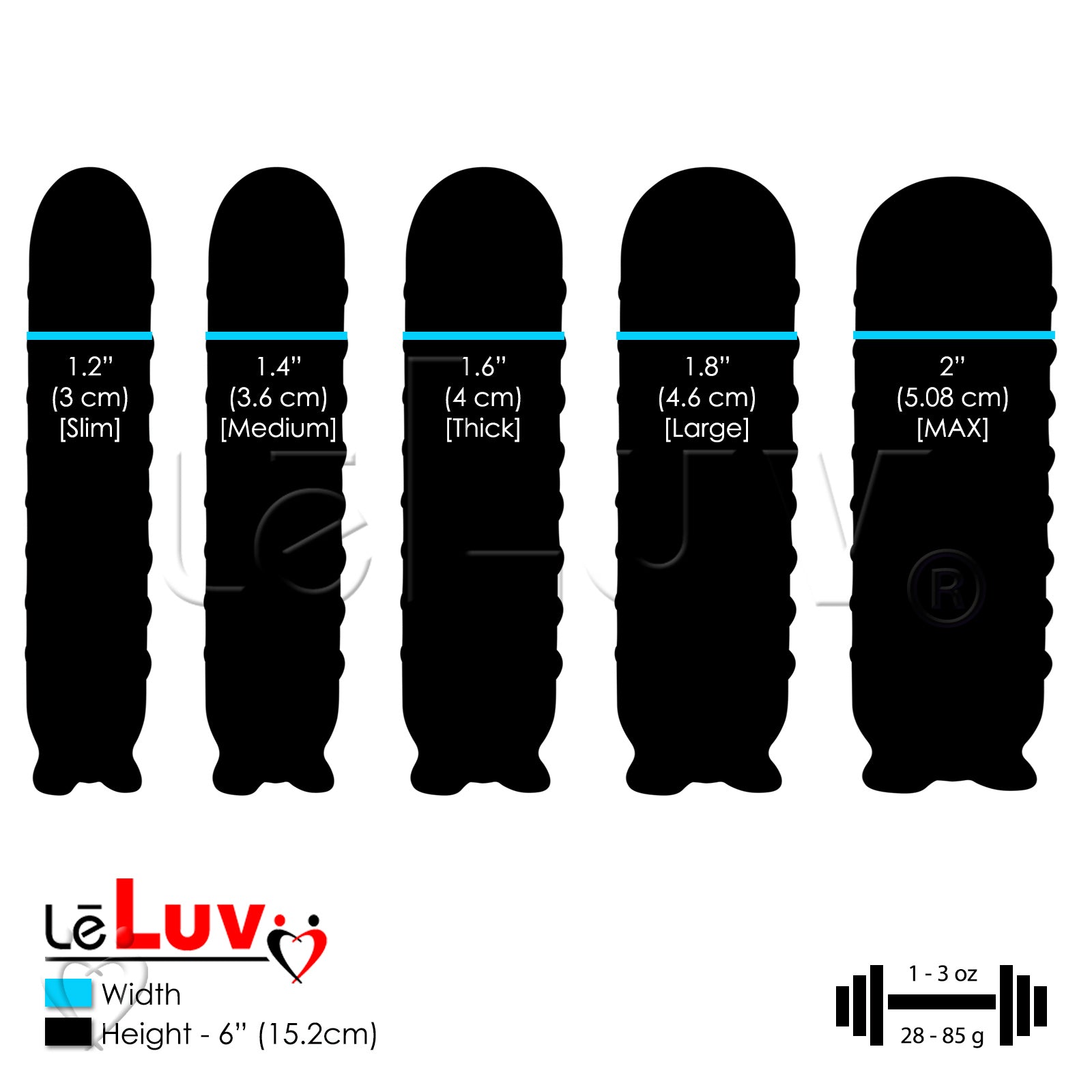 Dildo 6 Inch Mr. Hearty 3D Printed - Choose a Thickness