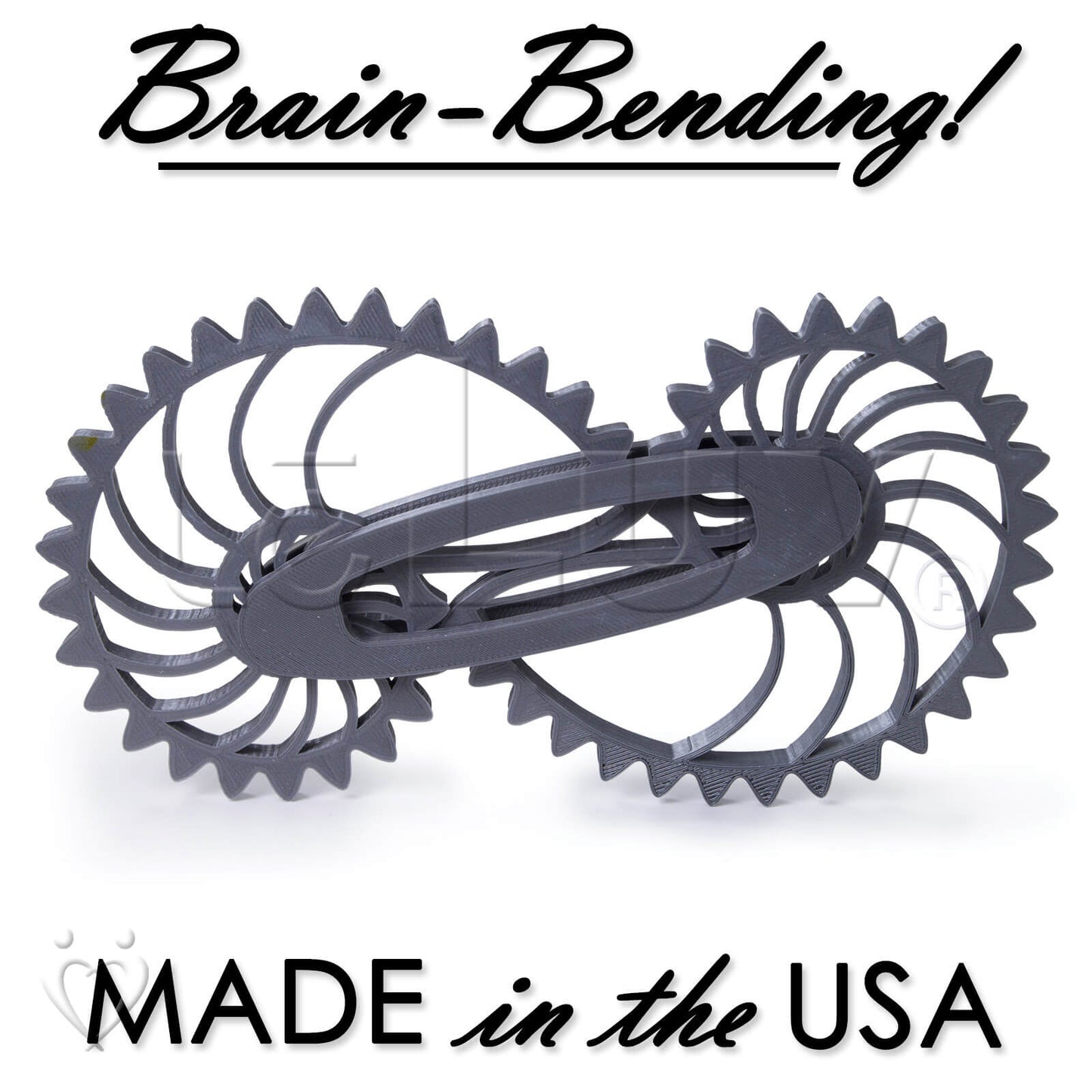 Nautilus Gear Fidget Toy Infinite Loop