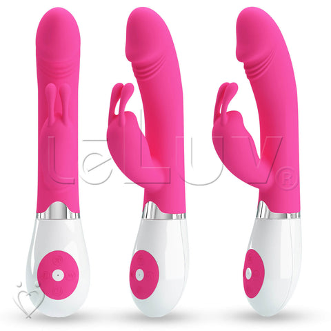 Rabbit Vibrator Voice & Sound Activated 30 Modes Smooth Silicone