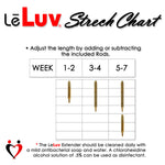 LeLuv Replacement Brass or Platinum Rods for SLIDER Penis Extender - Sold in PAIRS