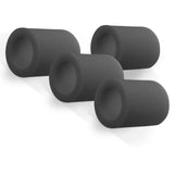 4 Pack Replacement Big Silicone Cushion for Hybrid SLIDER Extenders - Black