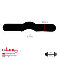 LeLuv Hybrid Cradle & Silicone Strap Set for SLIDER Penis Extenders